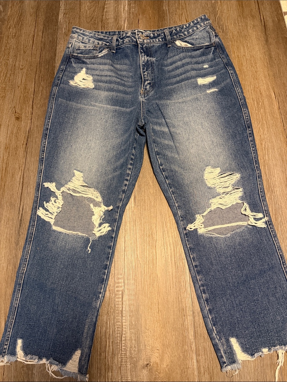 Flying Monkey Distressed Ultra High Rise Straight